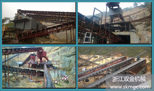 广西博白县时产500吨大型采石场项目完工图片